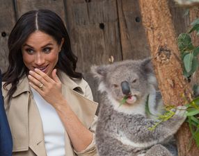 Meghan wore Princess Diana’s jewellery for the first day of the royal Australian tour