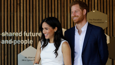 Prince Harry got nervous saying the word ‘baby’ in adorable speech this morning
