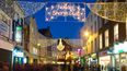 Looks like the Christmas lights are already going up in Dublin