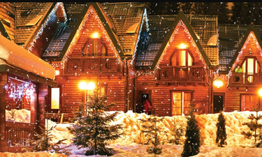 This ski-themed destination is only the BEST place to have your Christmas party