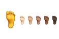 People are really NOT happy about the new feet emojis, and here’s why
