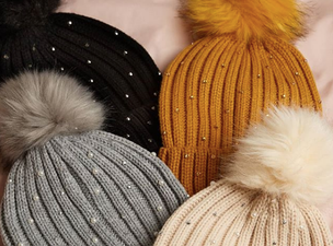 These €4 pom pom beanies from Penneys are the cutest winter accessory EVER