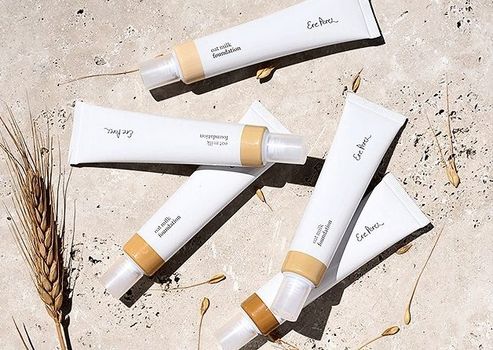 Oat milk foundation and olive oil lipsticks are some of the latest things to hit the natural beauty scene