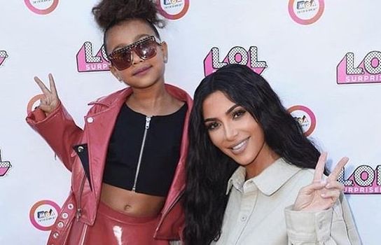 North West throws a FIERCE tantrum while doing Kim's makeup and it'll give you a LOL