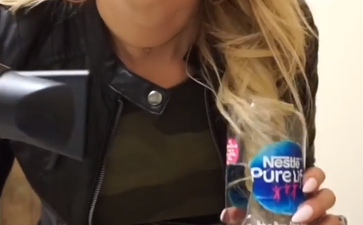 The super simple water bottle hack that will give you big, bouncy and beautiful curly hair