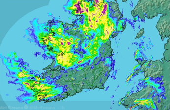 Met Éireann has set a weather warning for the ENTIRE country