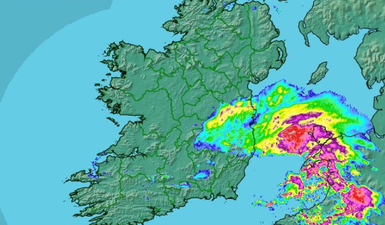 It’s going to be rotten tonight while three counties battle a yellow weather warning
