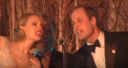 A video of Prince William singing with Taylor Swift has resurfaced and it’s glorious