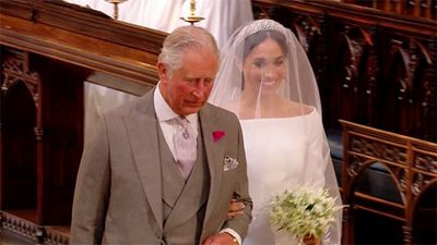 Prince Charles has the sweetest photo of himself and Meghan Markle framed in his home