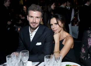 Victoria Beckham left unimpressed by joke about her husband at British Fashion Awards