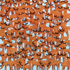 Can you find the Rudolph imposter hidden among the reindeer in this Christmas brainteaser?