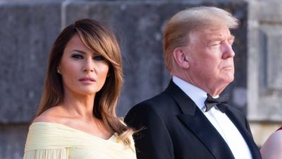 Melania Trump just dyed her hair blonde and looks completely different