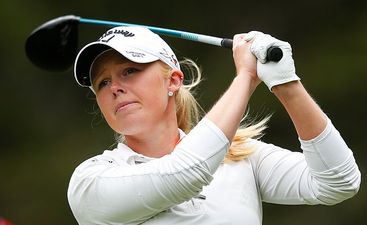 The first female athlete has been awarded Professional Player of the Year at golf awards