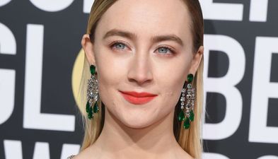 Saoirse Ronan wore Gucci to the Golden Globes and sorry but she’s a genuine goddess