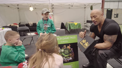 The Rock went above and beyond for three incredible kids (he even baked them cookies)