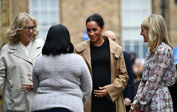Midwife suggests that the shape of Meghan Markle’s bump reveals her baby’s gender