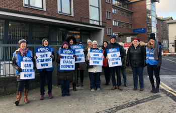 Over 35,000 nurses and midwives begin 24 hour strike for better pay and conditions