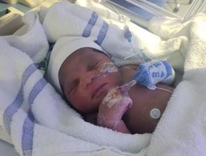 A newborn baby girl has been found in a freezing cold London park