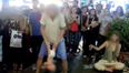Couple arrested following baby-swinging busking ‘performance’