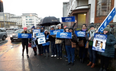 Support for the nurses strike continues as #StandWithNursesAndMidwives trends