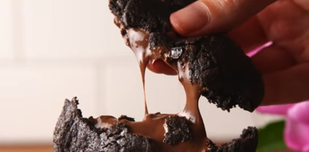 It’s World Nutella Day so here’s a recipe for some gloriously gooey Nutella cookies