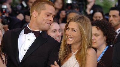 Brad Pitt attended Jennifer Aniston’s 50th birthday party last night