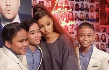 Ariana Grande surprising this adorable little boyband will reduce you to tears