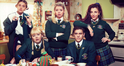 The stars of Derry Girls are on the Late Late Show tomorrow