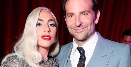 Fans are getting VERY excited over a photo of Bradley Cooper with lipstick on his face