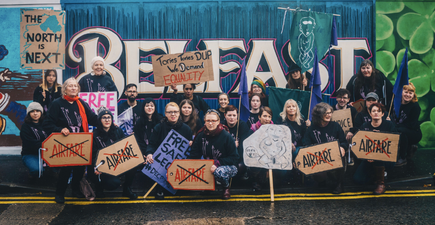 Irish celebrities support campaign to change abortion laws in Northern Ireland