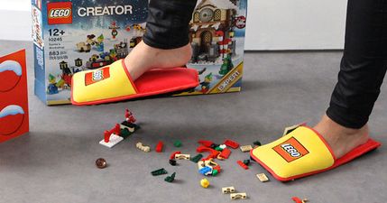 Anti-Lego slippers finally exist and they’ll be a lifesaver for parents