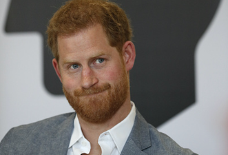 Prince Harry was ‘VERY broody’ during yesterday’s solo engagement in London