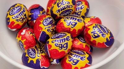 We’ve been eyeing up this battered Creme Egg ever since we saw it this morning