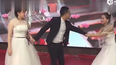 Bride speechless as groom’s ex runs up onto altar in wedding dress