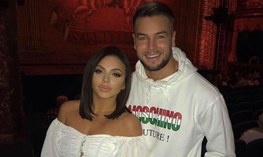 Chris Hughes and Jesy Nelson went for a hike up the Wicklow Mountains yesterday