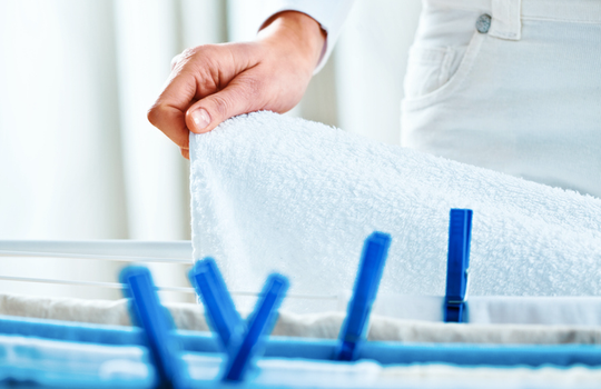 drying clothes indoors