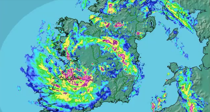 The weather is going to be a bit all over the place today so please be prepared