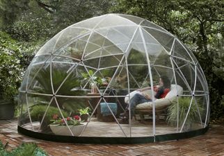 You can now buy a glass igloo for your garden to keep the haters out