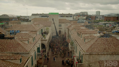 Game of Thrones built the whole set of King’s Landing in Belfast for this season