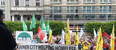 Thousands of people attend housing crisis protest in Dublin city centre