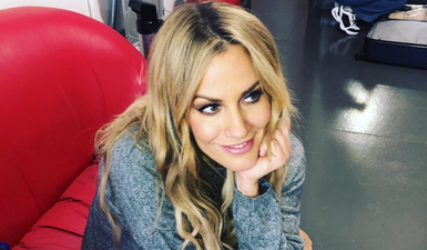 Caroline Flack wore the most stunning €68 Topshop heels on telly last night