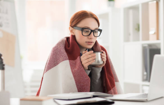 women work better warm office