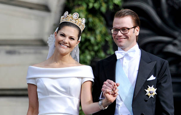 We are WEAK for the stunning pink dress that Princess Victoria of Sweden just wore