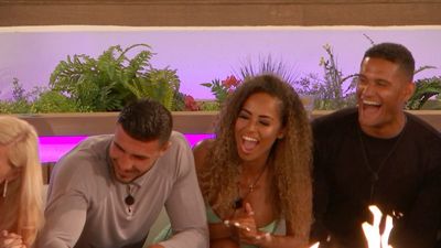 The juiciest ever moment in the villa goes down tonight with a THREE-WAY kiss