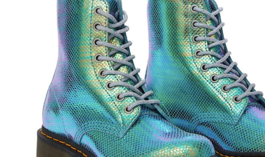 Dr Martens iridescent range would be so legit for festival season