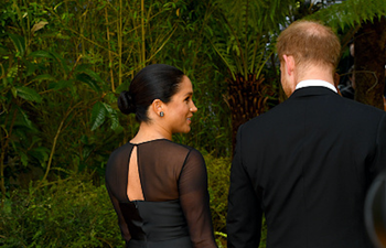 ‘They don’t make it easy’: Meghan overheard talking about the media at Lion King premiere