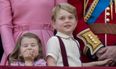 We are howling at this gas photo of George, Charlotte and Louis