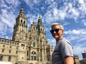 My Camino with Maria Walsh Day 2: Starting out in Santiago de Compostela