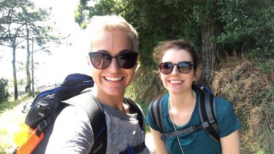 My Camino with Maria Walsh Day 4: wristbands, peacocks and a hard day’s walking