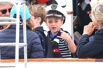 Our hearts! Prince George completely stole the show at Kate and William’s event today
